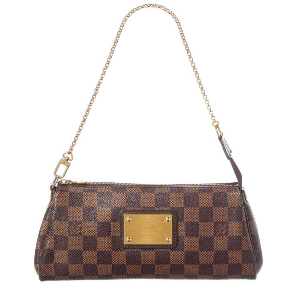 Louis Vuitton Brown Damier Ebene Canvas Eva (Authentic Pre-Loved)